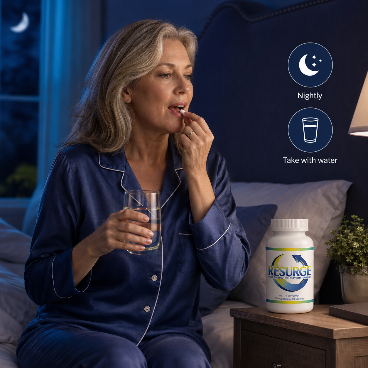 How to take Resurge before bedtime